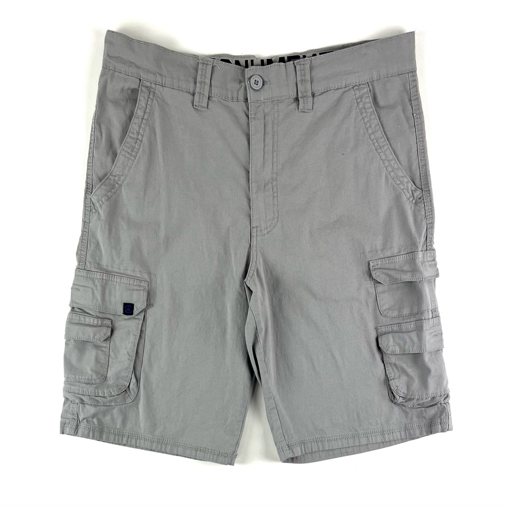 Monument Grey Cargo 11” Shorts